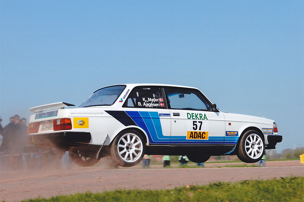 Kurt Mejer i sidste års Rallye Sullinger Land
(Foto: Historisk Rally Team Mejer)